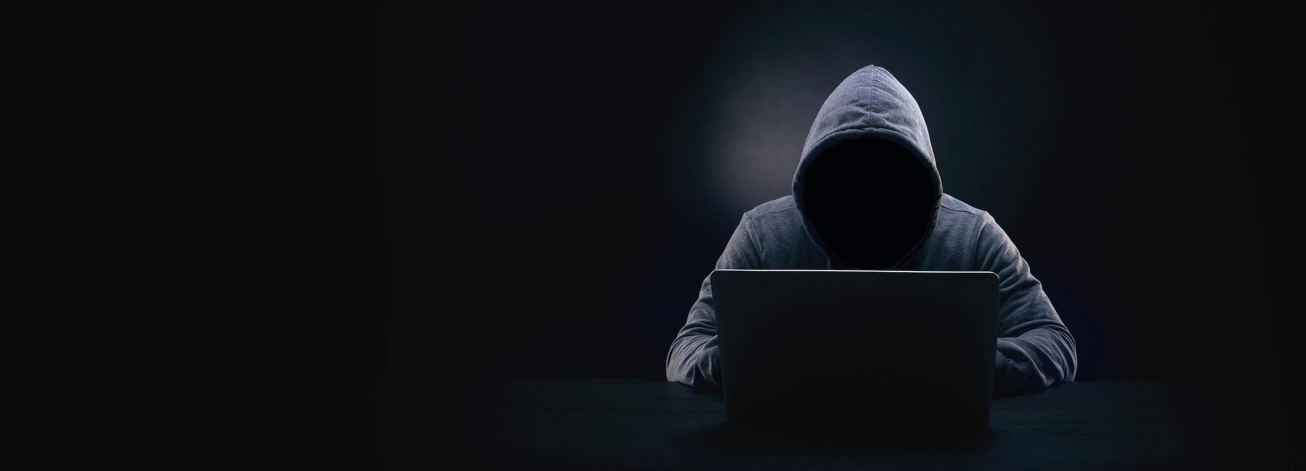 Hacker typing